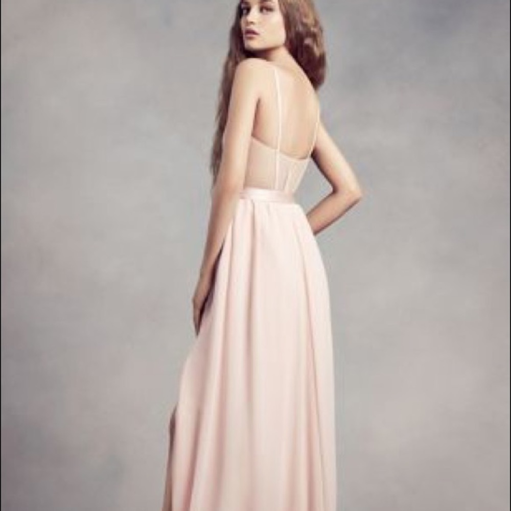 White by Vera Wang Charmeuse and Chiffon